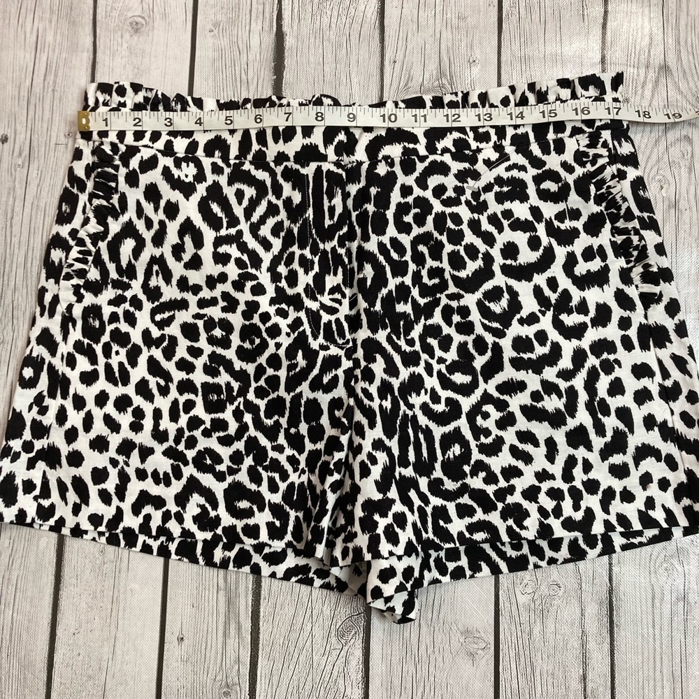 J. CREW Factory Leopard Print Shorts. - Picture 6 of 8